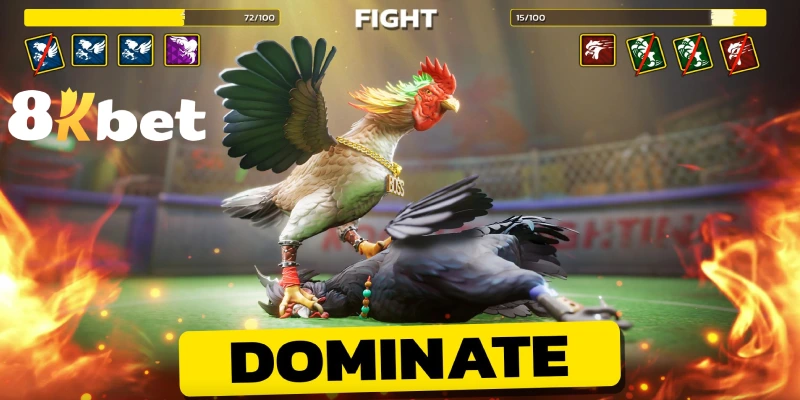 Chơi game đá gà 3D biết phân bổ điểm kỹ năng cho gà chiến